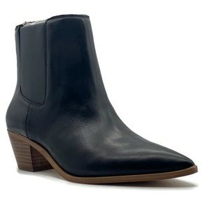 Sole Society Lolanna Pointed Toe Leather Women's Bootie Shoes